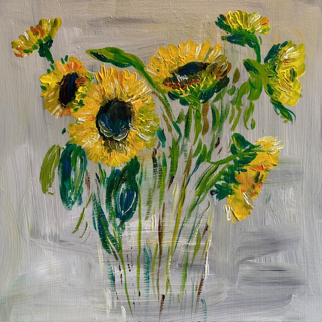 zonnebloemen
